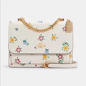 NWT Authentic Coach Klare Crossbody Wildflowers